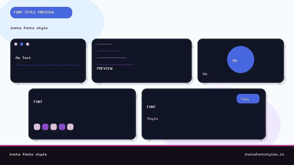 insta fonts style