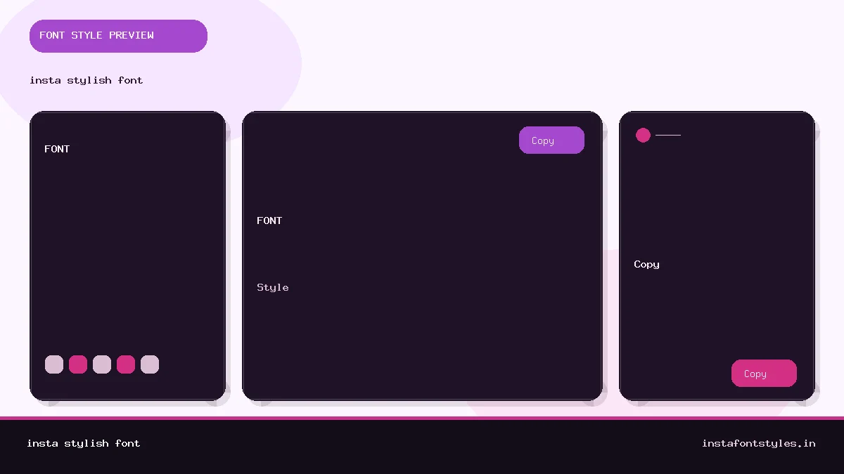 insta stylish font