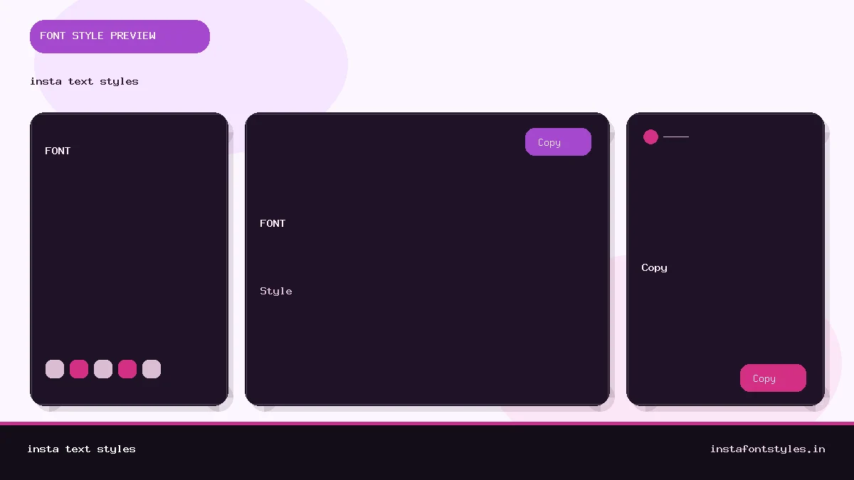 insta text styles