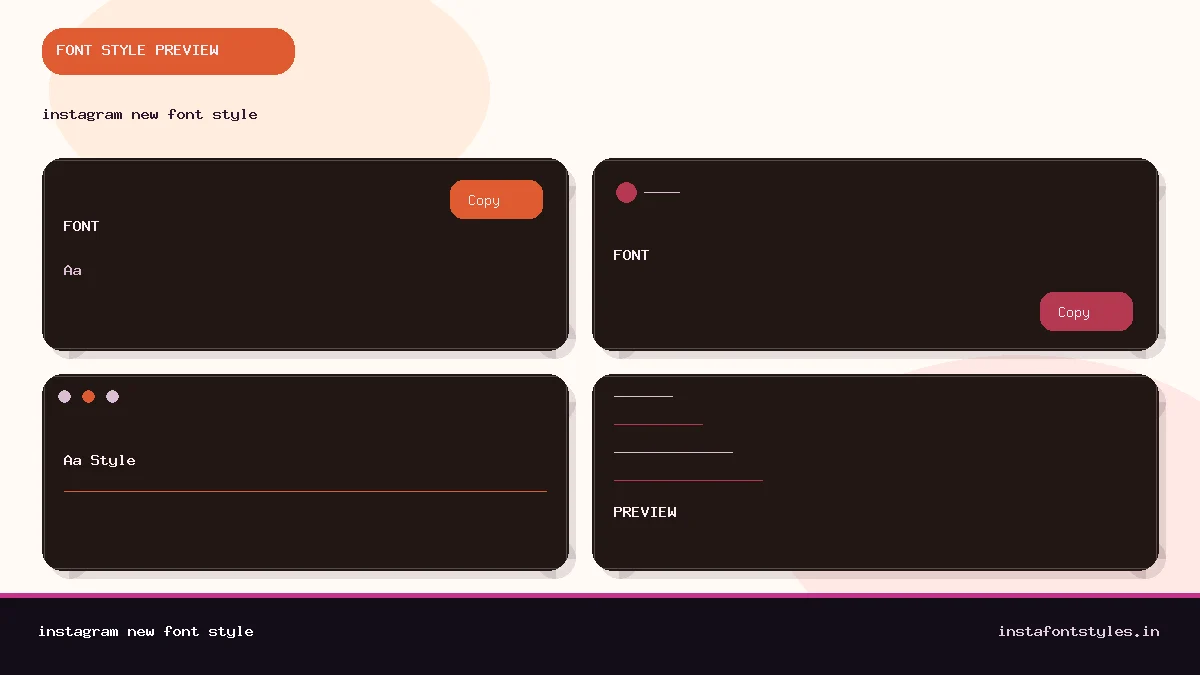 instagram new font style