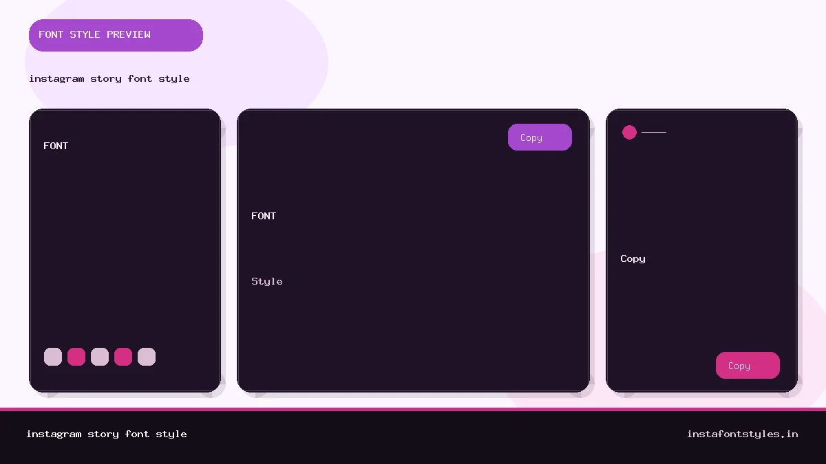 instagram story font style