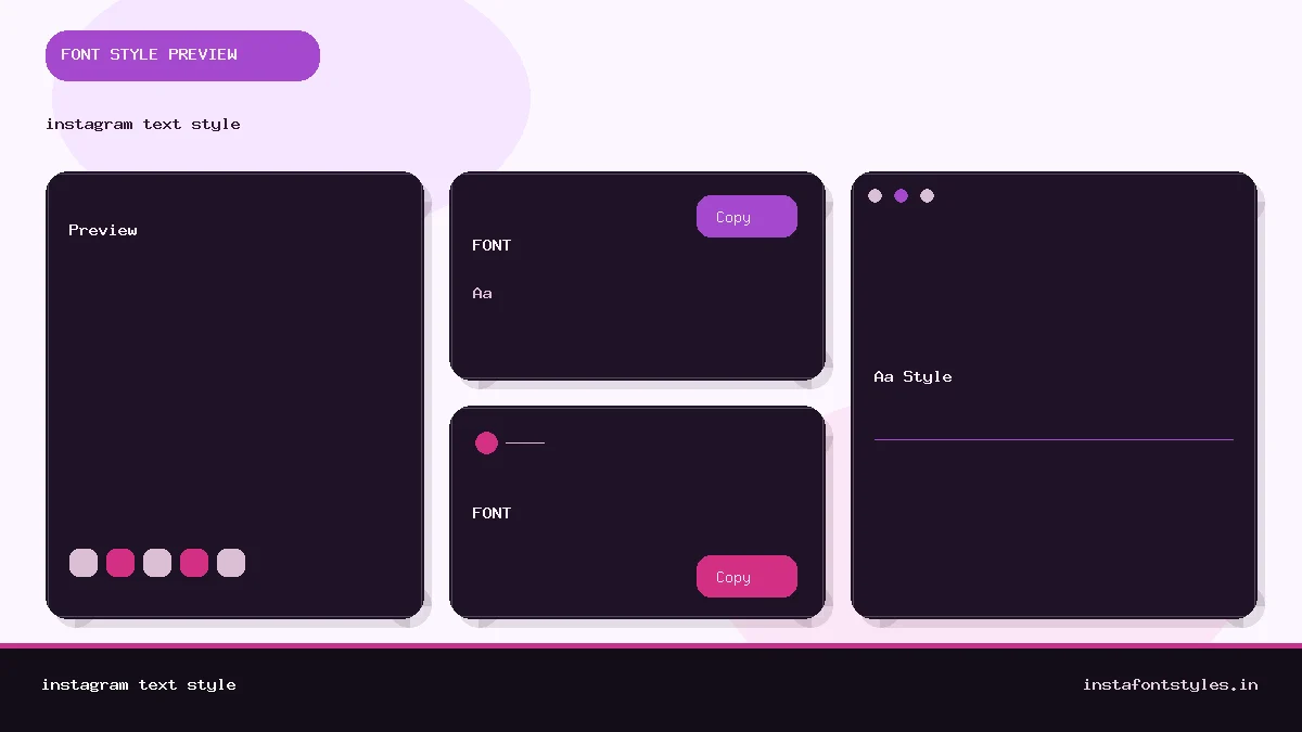 instagram text style
